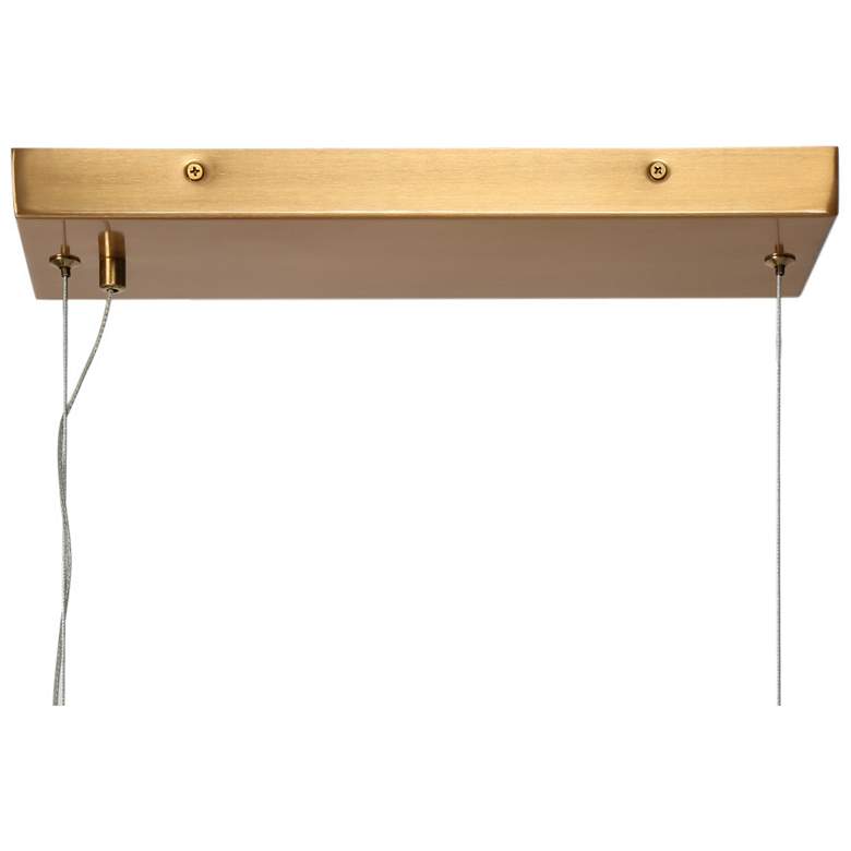 Image 3 Pennieway 38 1/2" Wide Gold LED Island Chandelier more views