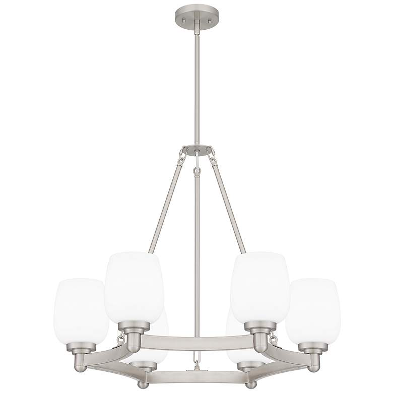 Image 1 Penning 6-Light Brushed Nickel Chandelier