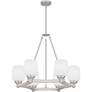 3_Penning 6-Light Brushed Nickel Chandelier more views