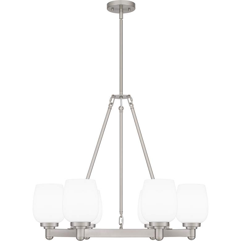Image 4 Penning 6-Light Brushed Nickel Chandelier more views