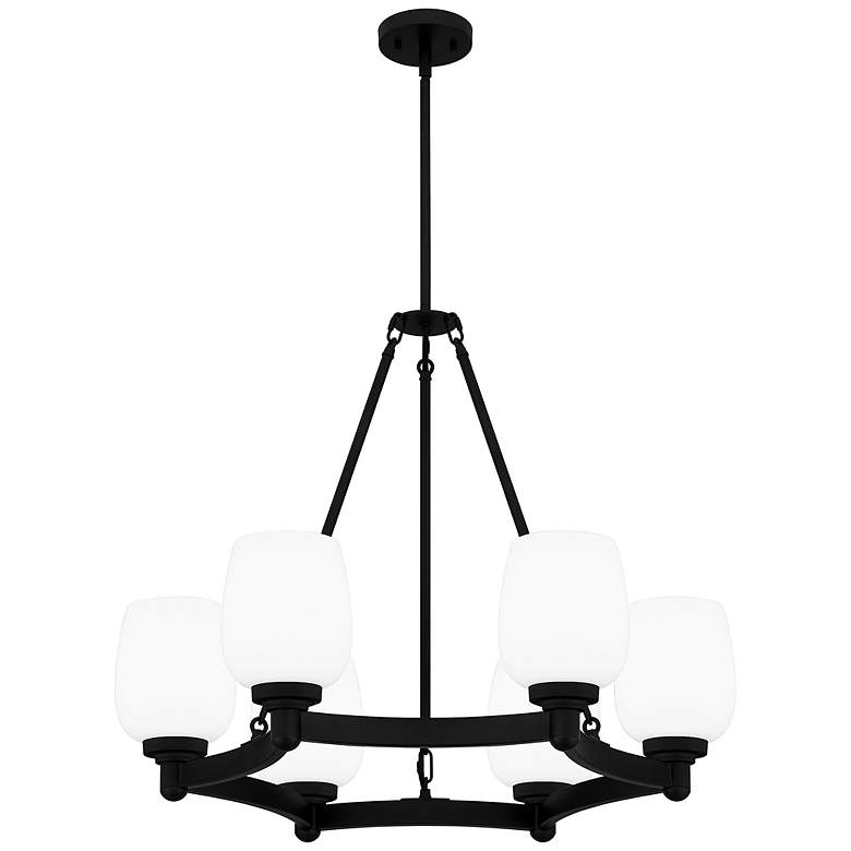 Image 2 Penning 6-Light Matte Black Chandelier