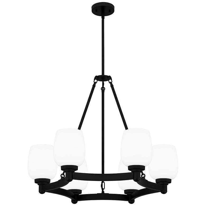 Image 1 Penning 6-Light Matte Black Chandelier