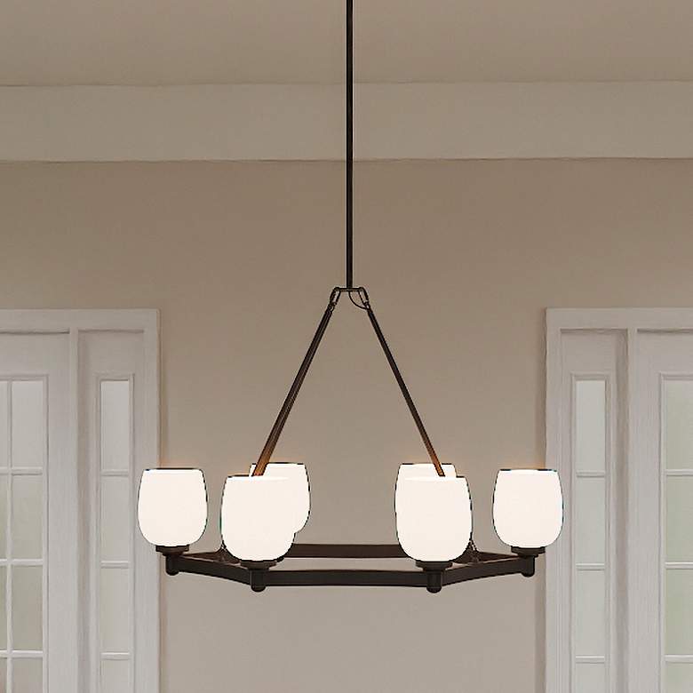 Image 1 Penning 6-Light Matte Black Chandelier