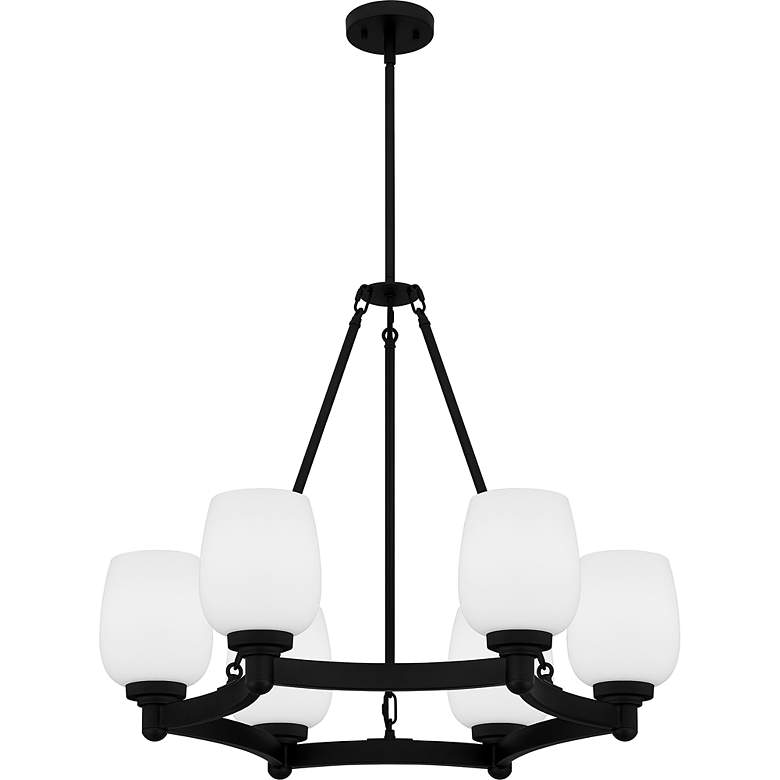 Image 4 Penning 6-Light Matte Black Chandelier more views