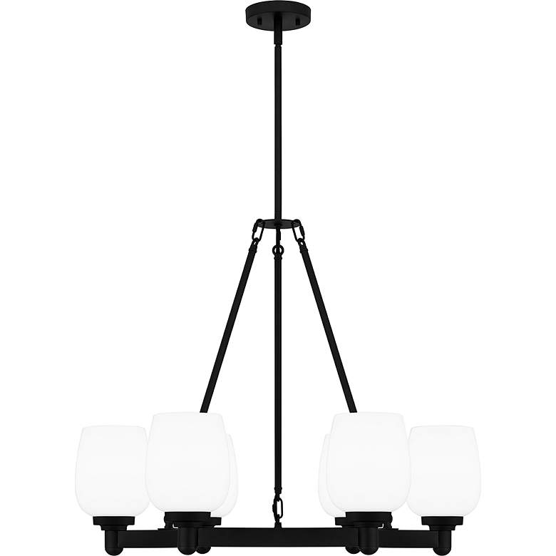 Image 5 Penning 6-Light Matte Black Chandelier more views