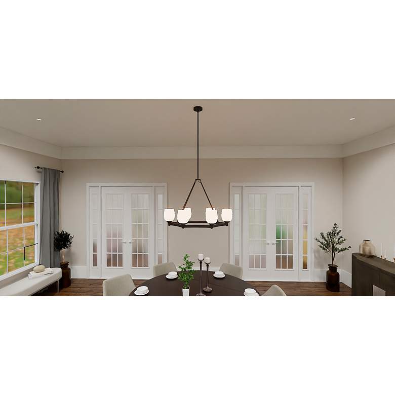 Image 6 Penning 6-Light Matte Black Chandelier more views