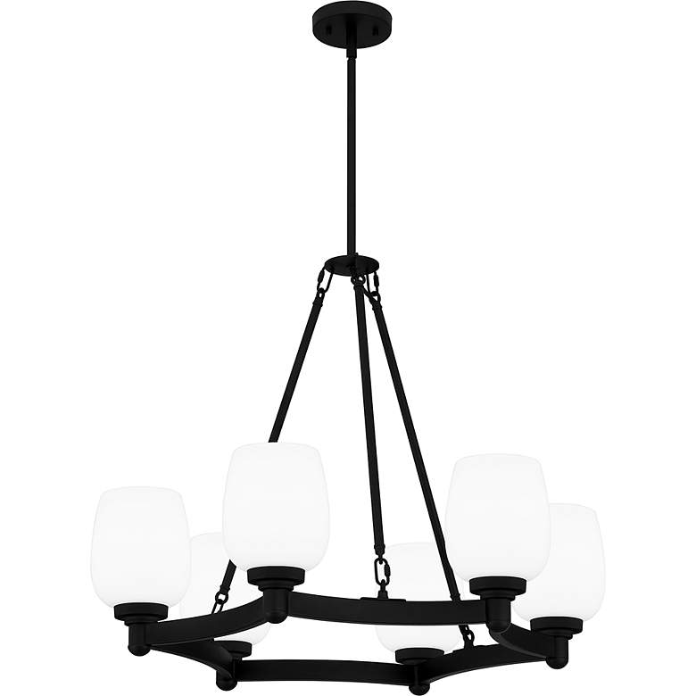 Image 7 Penning 6-Light Matte Black Chandelier more views