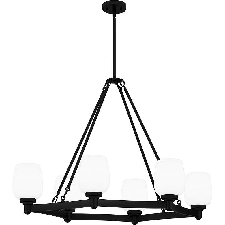 Image 7 Penning 6-Light Matte Black Island Light more views
