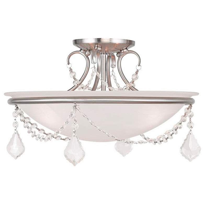 Image 2 Pennington 16" Wide Brushed Nickel Ceiling Light