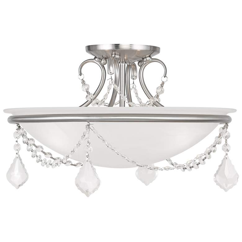 Image 3 Pennington 16" Wide Brushed Nickel Ceiling Light more views