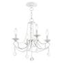 5_Pennington 18-in 4-Light Antique White Vintage Candle Chandelier more views
