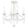 7_Pennington 18-in 4-Light Antique White Vintage Candle Chandelier more views
