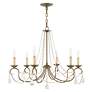 Thumbnail3 of Pennington 28-in 6-Light Venetian Golden Bronze Vintage Candle Chandelier more views