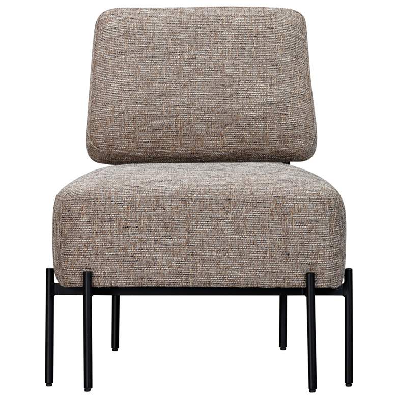 Image 1 Pennington Walnut & Matte Black Accent Chair