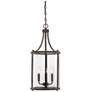 1_Penrose 12" Wide English Bronze 3-Light Mini Pendant