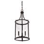 2_Penrose 12" Wide English Bronze 3-Light Mini Pendant more views