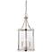 Penrose 12" Wide Polished Nickel 3-Light Foyer Mini Pendant