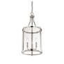 3_Penrose 12" Wide Polished Nickel 3-Light Foyer Mini Pendant more views