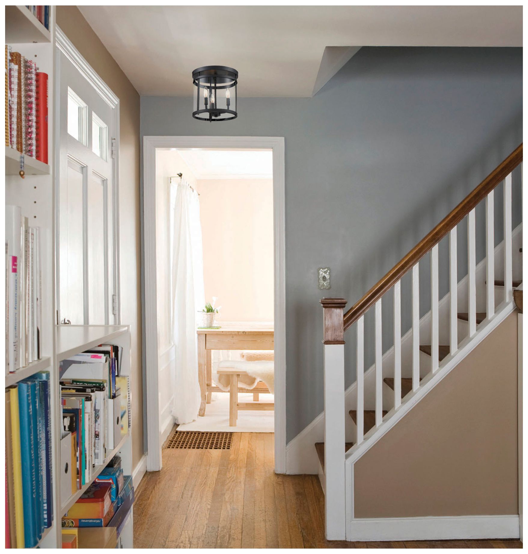 Image 6 Penrose 3-Light Ceiling Light in Black more views