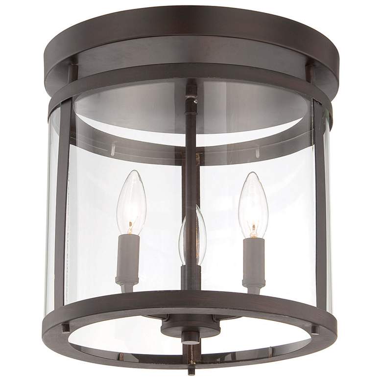 Image 1 Penrose 3-Light Ceiling Light in English Bronze