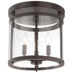 Penrose 3-Light Ceiling Light in English Bronze