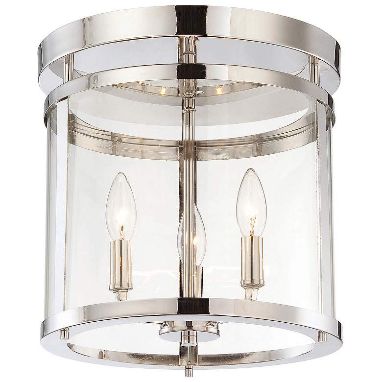 Image 1 Penrose 3-Light Ceiling Light in Polished Nickel