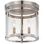 1_Penrose 3-Light Ceiling Light in Satin Nickel