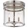 Penrose 3-Light Ceiling Light in Satin Nickel