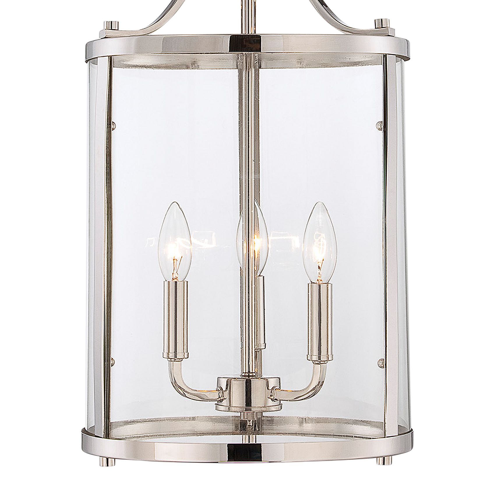Image 2 Penrose 3-Light Pendant in Polished Nickel more views