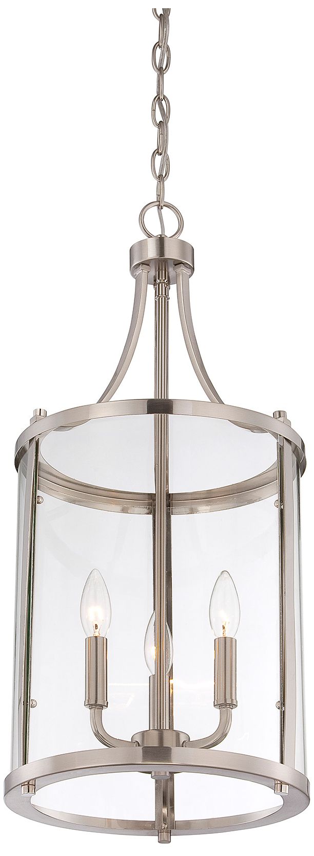 Image 2 Penrose 3-Light Pendant in Satin Nickel more views