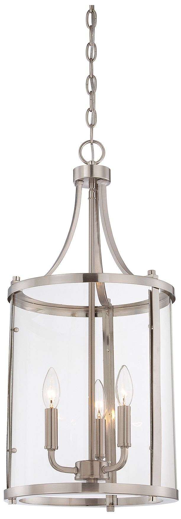 Image 3 Penrose 3-Light Pendant in Satin Nickel more views