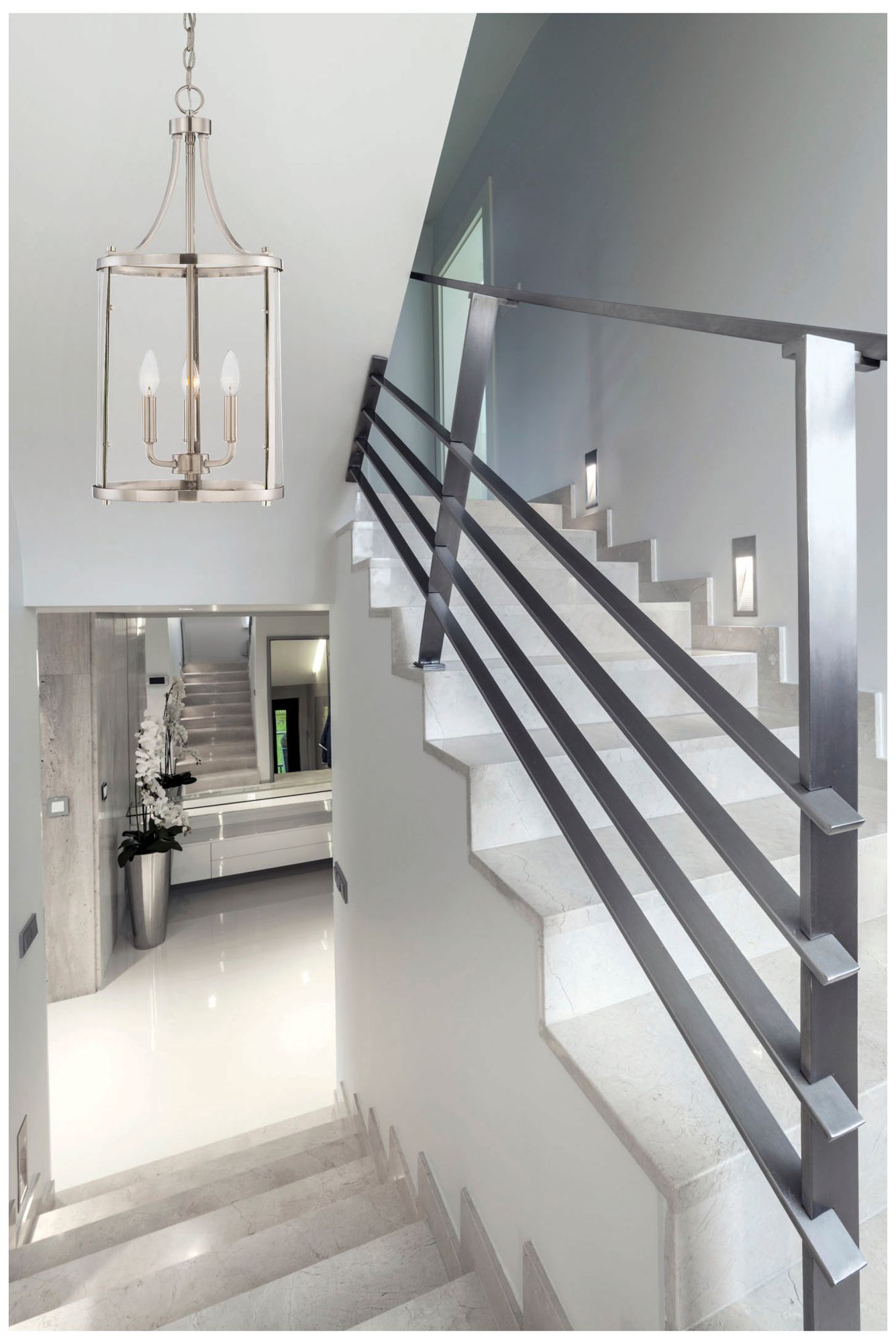 Image 4 Penrose 3-Light Pendant in Satin Nickel more views