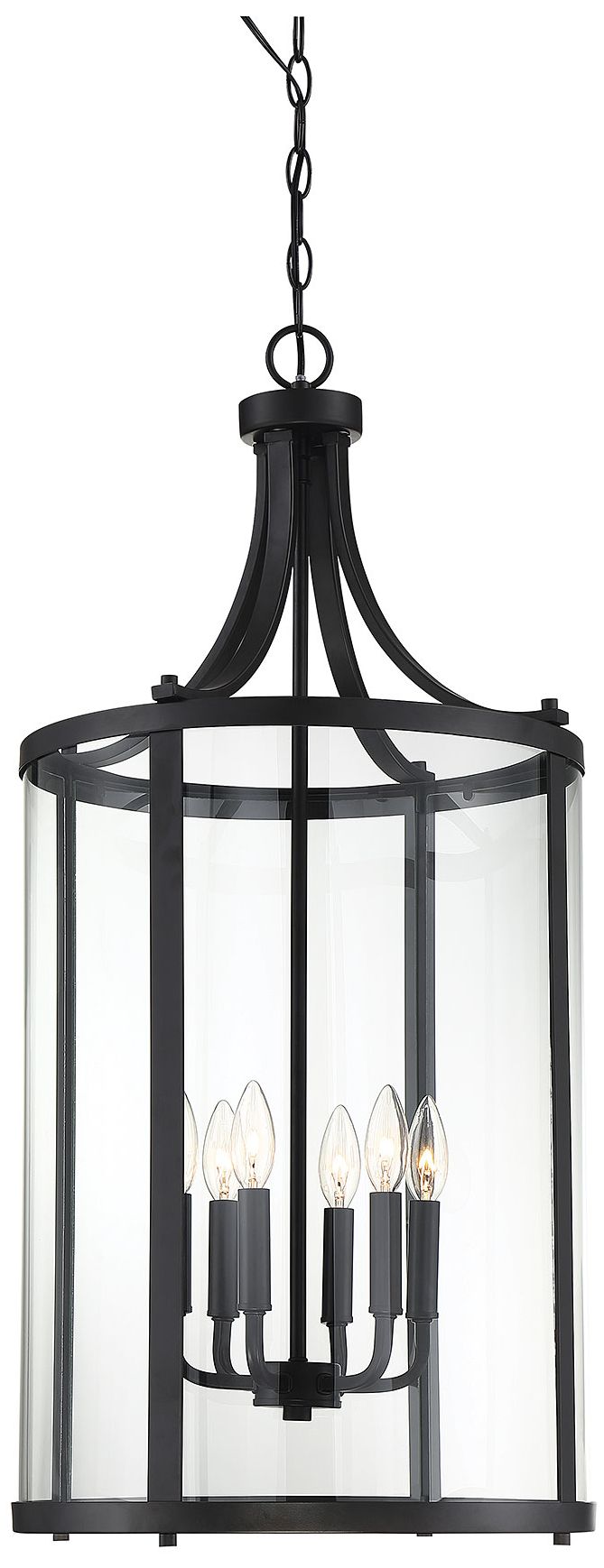 Penrose 6-Light Pendant in Black