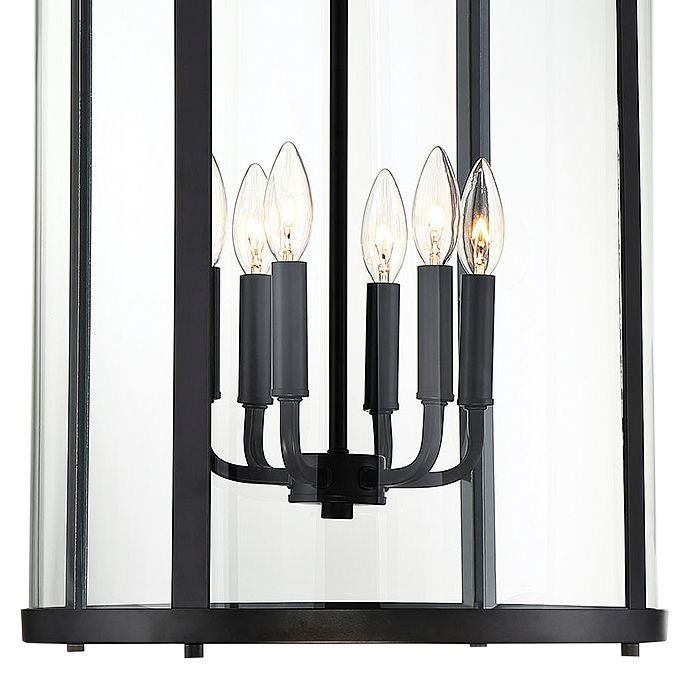 Image 2 Penrose 6-Light Pendant in Black more views