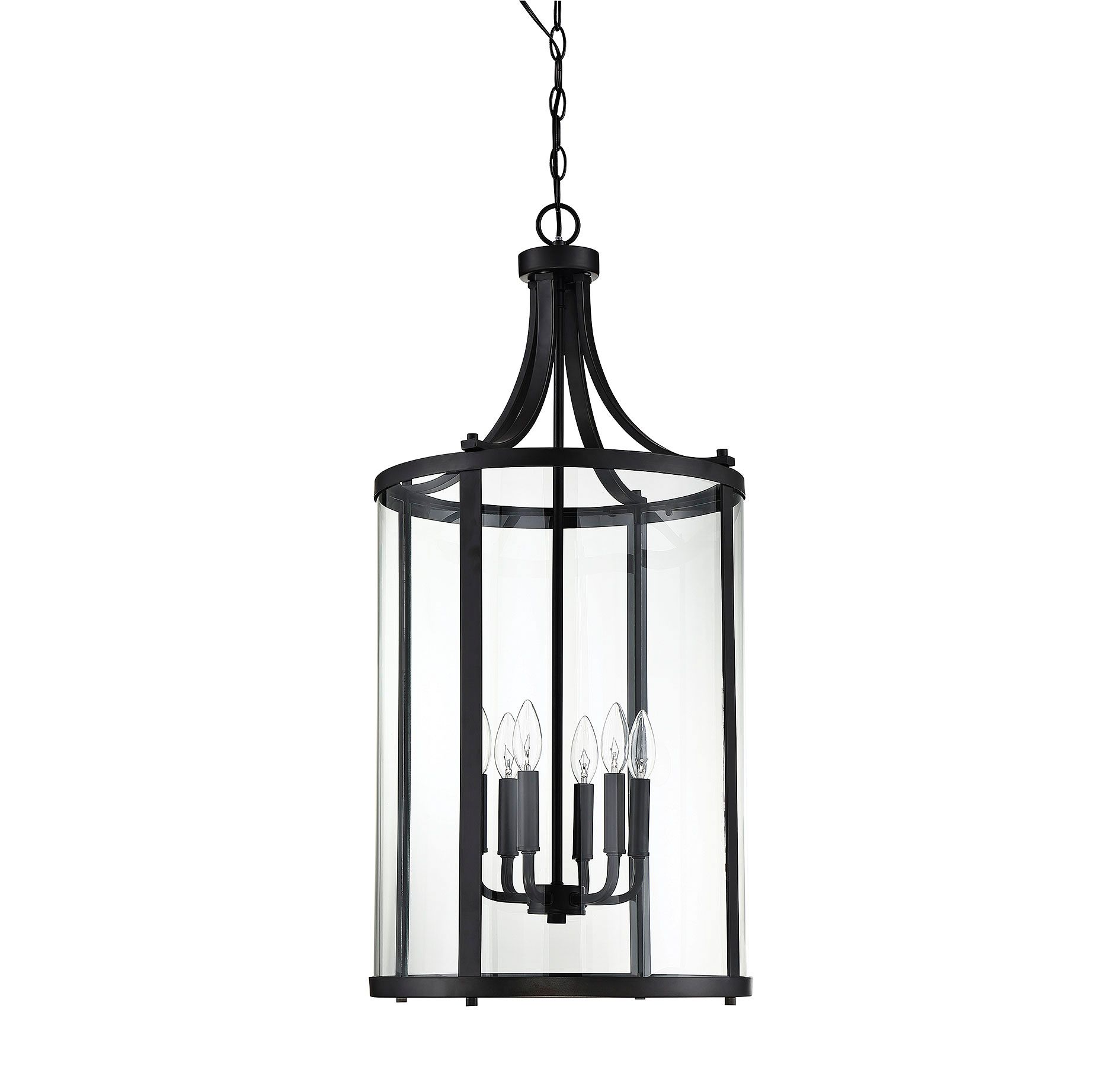 Image 3 Penrose 6-Light Pendant in Black more views