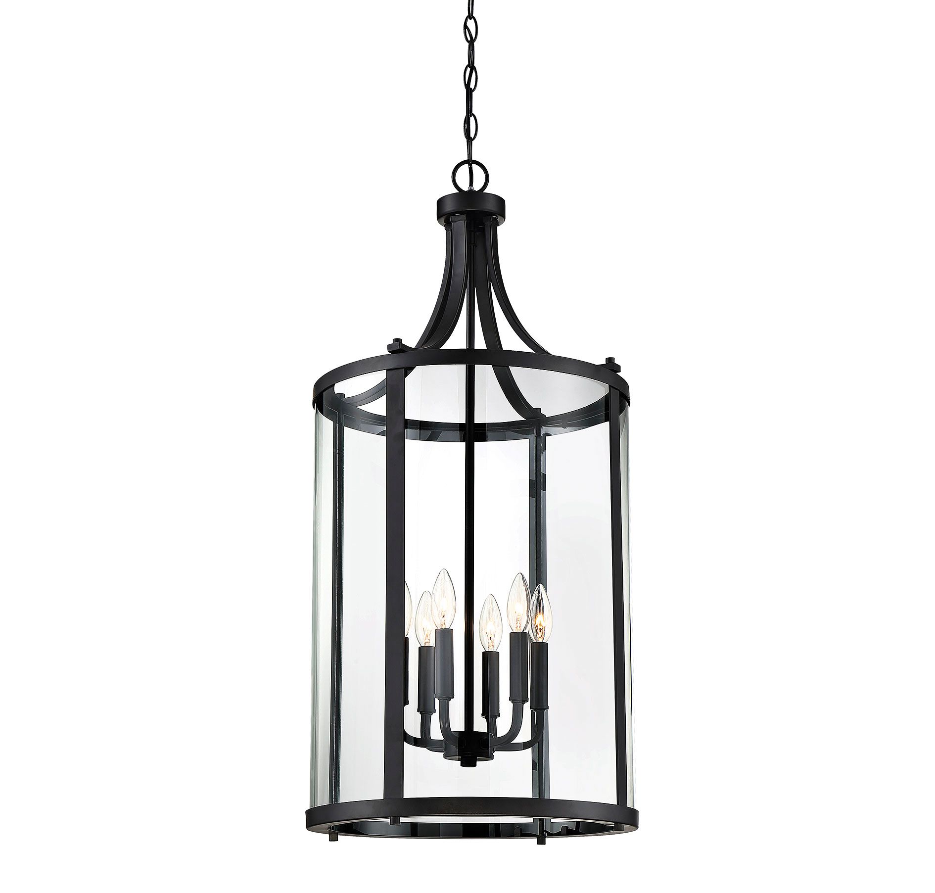 Image 4 Penrose 6-Light Pendant in Black more views