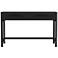 Pentak 48" Wide Matte Black Sandblasted Desk