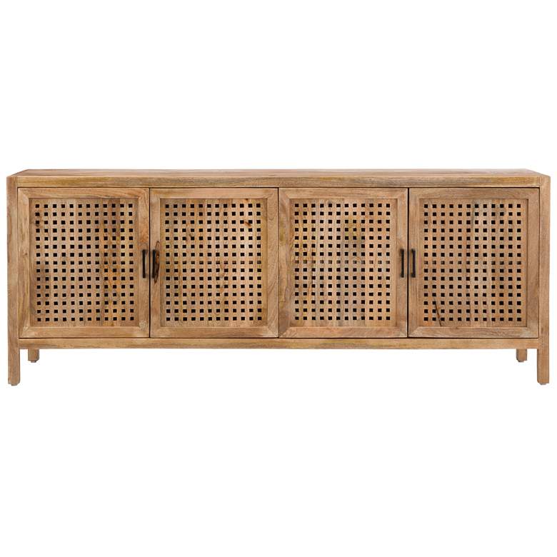 Image 1 Pentak 76" Long Brown Server
