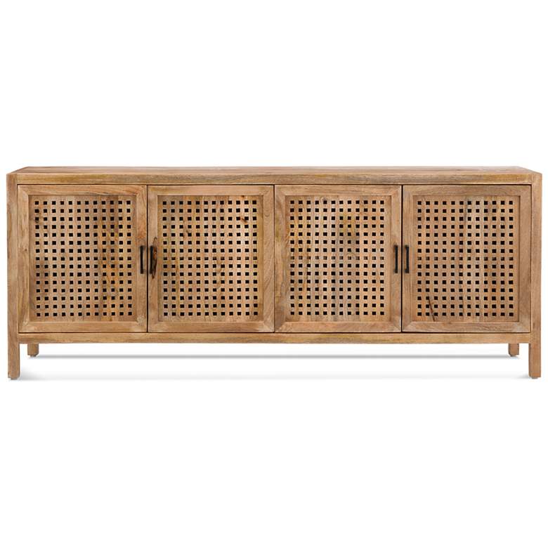 Image 3 Pentak 76" Long Brown Server more views