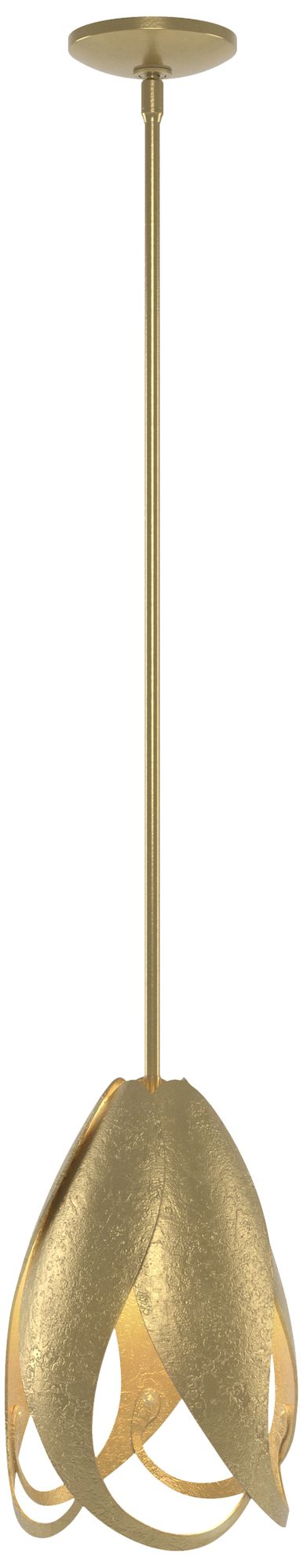 Pental 8" Wide Modern Brass Mini Pendant