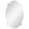Penthia Frameless 24" x 36" Arched Wall Mirror
