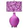 Peony Purple Aviary Ovo Table Lamp