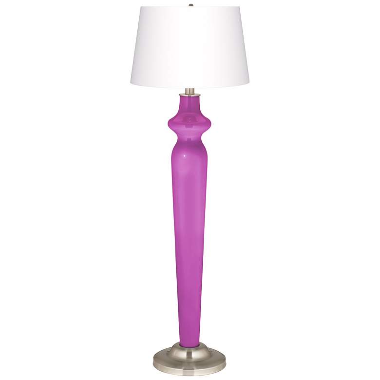 Image 1 Peony Purple Lido Floor Lamp