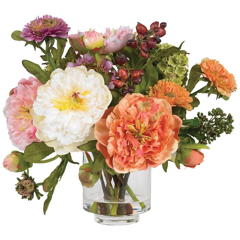 Image 1 Peony Silk Arrangement
