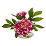 4_Peony with Glass Vase (Set of 3) more views