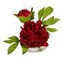 5_Peony with Glass Vase (Set of 3) more views