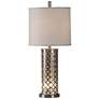 2_Peoria 33" Silver Brushed Steel Table Lamp with Night Light