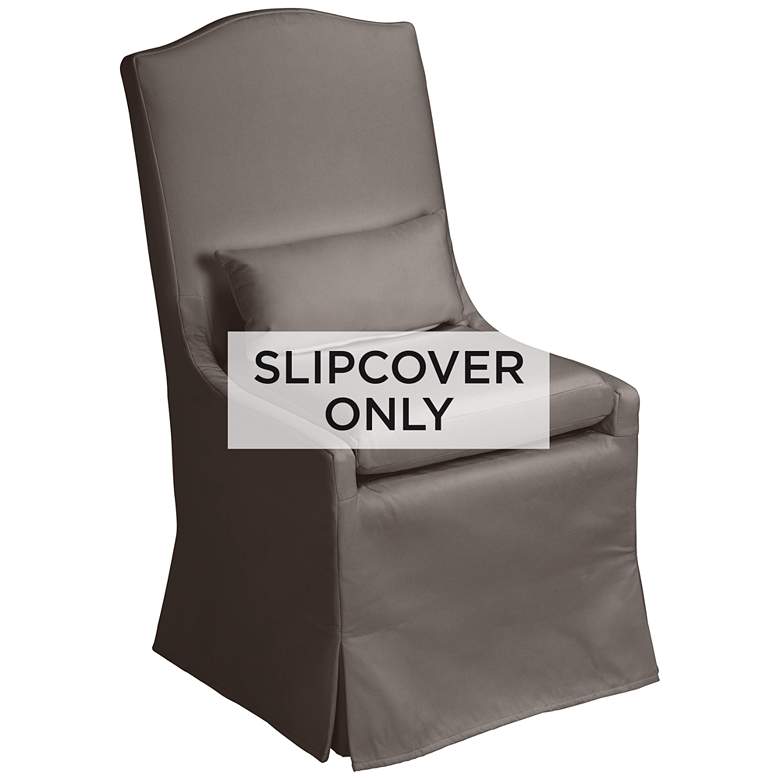 Image 1 Pepper Black Fabric Slipcover for Juliete Collection Dining Chairs