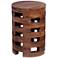 Perazza 14" Wide Brown Mango Acacia Wood Accent Table