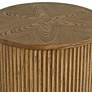 Perch 17 3/4" Wide Natural Wood Round Side Table